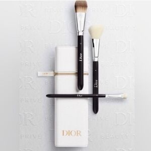 Dior Beauty Makeup Brush Set with Travel Pouch